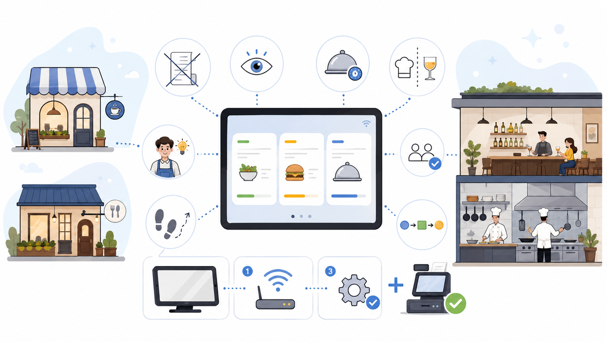 Für welche Restaurants sich ein Kitchen Monitor eignet und wie die Einrichtung funktioniert
