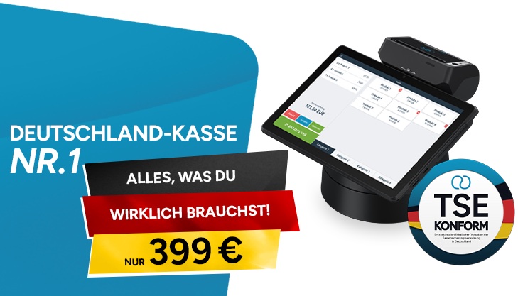 ready2order Deutschland-Kasse Nr. 1 Angebot